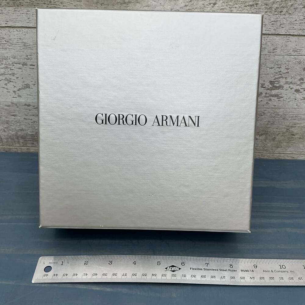 Giorgio Armani Empty Silver Gift Box